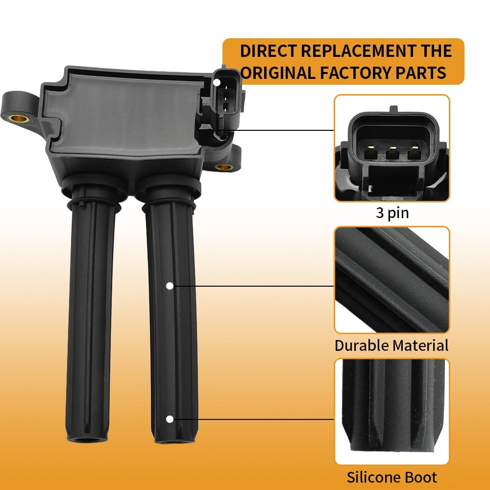 8x Ignition Coil & 16x Iridium Spark Plugs for Dodge Charger RAM 1500 5.7L 6.1L 6.4L V8 UF504 UF504 56029129AA 56029129AB 68060346AA
