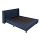 thumbnail image 3 of Box Base Cama Individual + Cabecera Milan Azul Marino Dicasa Milan Bless, 3 of 8