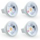 thumbnail image 1 of Bombilla LED 3W MR11 GU4 Blanco Cálido 3000K AC/DC 12V Equivalente a Bombilla Halógena de 35W Perfecta para el hogar, oficina, tienda, supermercado, bares, cafetería, exposición, hotel, restaurante,, 1 of 5