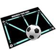 thumbnail image 2 of Tignapoo "Advanced Football Training Mat for Indoor Skills Enhancement, 60x90cm, Anti-Slip Design, Perfect for Ball Control & Agility Drills, Set A Includes Mat & Socks", 2 of 6
