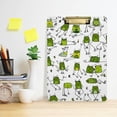 thumbnail image 6 of Coolnut Cute Frog Clipboard, Acrylic Standard A4 Letter Size Clip Board with Low Profile Clip for Office, Classroom, Doctor, Nurse and Teacher, 12.5"x9", 6 of 7