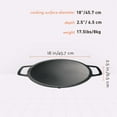 thumbnail image 4 of Solo Stove Large Cast Iron Wok Top, Stir Fry Pan, Cooktop for Bonfire and Yukon fire pit, Fireplace accessory, Cooking surface: 18", Depth: 2.5", Weight: 12.5 lbs, 4 of 5
