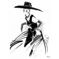 thumbnail image 2 of Shafer-Edwards, Mona 25x32 White Modern Wood Framed Museum Art Print Titled - Anabel, 2 of 4