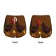 thumbnail image 3 of Balery Chicken Farm Animal Pantalones cortos deportivos para mujer con forro y dos bolsillos, elásticos, para entrenamiento, gimnasio, yoga-XX-Large, 3 of 7