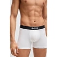 thumbnail image 3 of Calzoncillo bóxer BOSS Logo Icon, paquete de 3 unidades, para hombre, blanco empolvado, 5XL, 3 of 5
