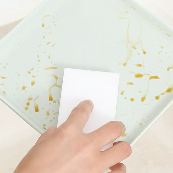 Kitchen Dish Sponges (Bulk 5 Pack) | Odor Free Non-Scratch Scrub Pad | Household Cleaning Scrubber for Sink, Counters, Surfaces, Pots, Pans, Dishwashing