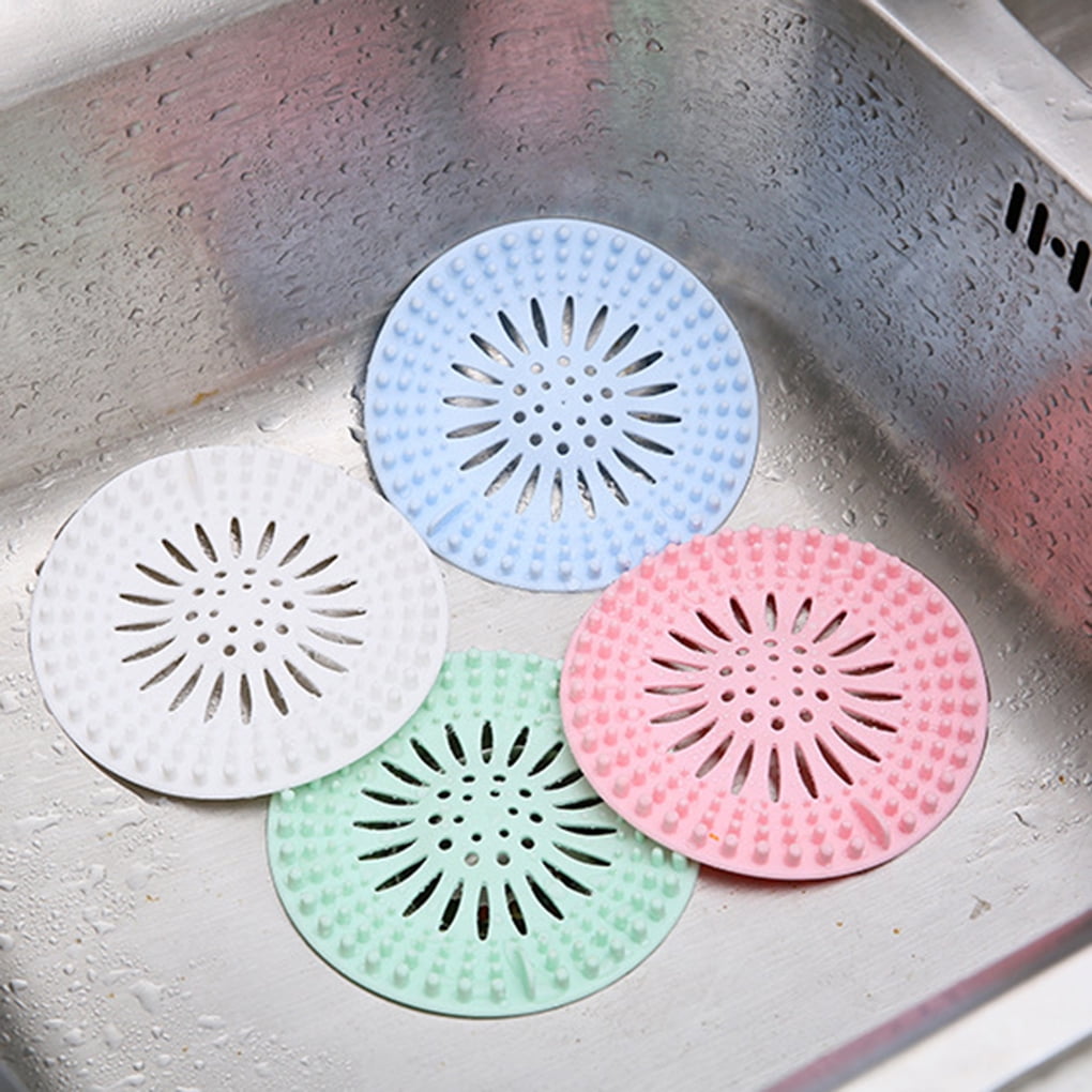 Floor Drain Hair Stopper Bath Catcher Sink Strainer Sewer Filter Shower CoverPVC