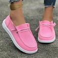 thumbnail image 2 of Pandaie Women's Slip on Loafers Orthopedic Wide Toe Boat Casual Shoes Lightweight Office Business Work Moccasins with Arch Support Pink 6, 2 of 6