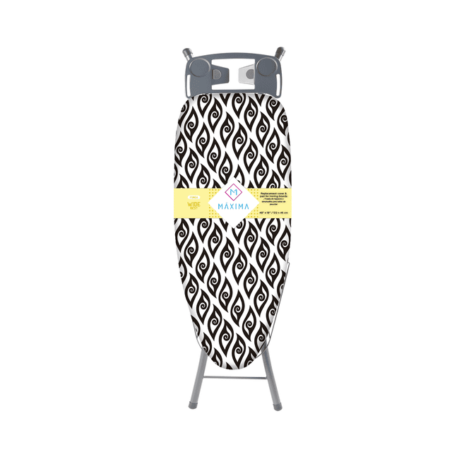 Funda Repuesto para Burro de Planchar Wide Best 122cm X 46cm 100% Algodón + Teflon Máxima Hogar