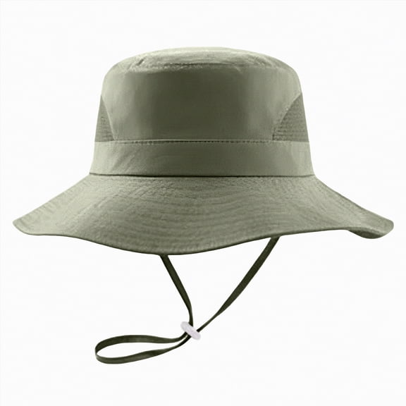 Ccpelsie Kids Sun Hat Bucket Hats for Boys and Girls Summer Sun Protection Wide Brim Unisex Beach Outdoor(AG,1-3 Years)