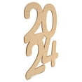 thumbnail image 2 of 2024 Cutout 22 inch, Pack of 1 Unfinished Wood Graduation Cutouts 2024, for Door Hangers, and New Years Party D®cor, by Woodpeckers, 2 of 5