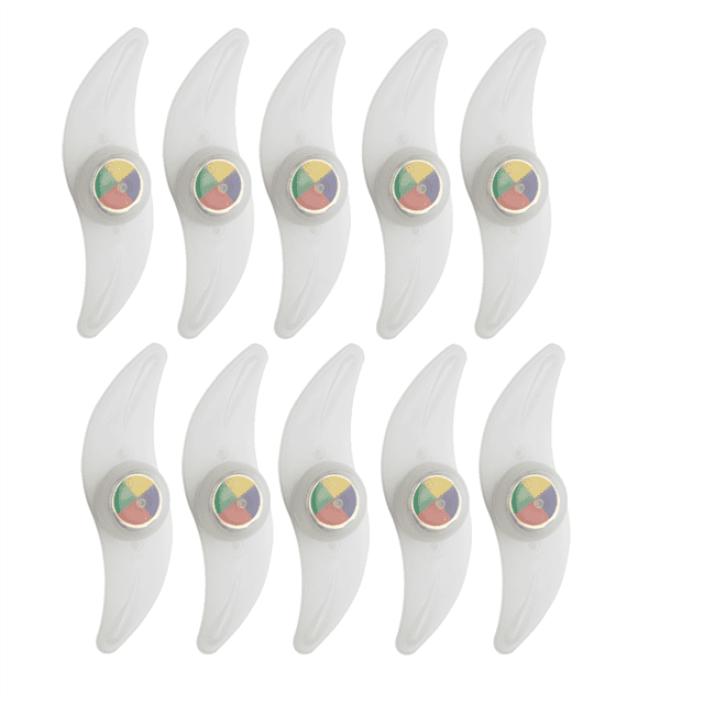 10PCS Bicycle Spoke Light LED Neon Light Tire Flash Light Waterproof Bicycle Safety Warning Light Riding Accessories