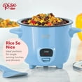 Rise by Dash Mini Rice Cooker 2 Cups Removable NonStick Soups