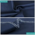 thumbnail image 5 of Flxxie Satin Pillowcases with Hidden Zipper for Hair and Skin, Breathable Cooling Pillow Cases, Navy Blue, Queen 20"X30", 2 Pack, 5 of 6