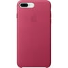 Apple iPhone 8 Plus / 7 Plus Leather Case, Pink Fuchsia