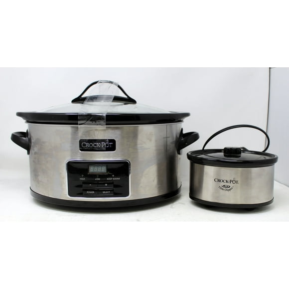 Crockpot 7 QT Cook & Carry Slow Cooker W/Little Dipper (Unboxed/Slightly Used)