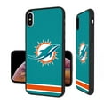 thumbnail image 2 of Miami Dolphins iPhone Stripe Design Bump Case, 2 of 5