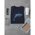 thumbnail image 3 of Neon Dolphin T-Shirt Men -Image by Shutterstock, Male 4X-Large, 3 of 4
