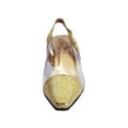 thumbnail image 2 of FLORAL Zora Women Wide Width Evening Dress Slingback Shoes GOLD 5.5, 2 of 6