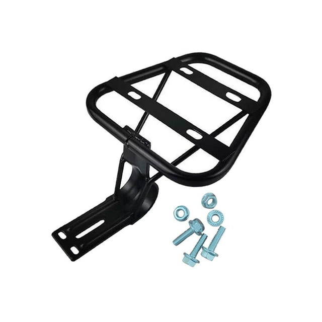 Accesorios genéricos para portaequipajes traseros, portaequipajes trasero conveniente de hierro, portaequipajes trasero para almacenamiento de cola Portaequipaje trasero con tornillo