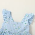 thumbnail image 5 of MAMAMI Kids Baby Girls Summer Boho Dress Sleeveless Floral Ruffle Toddler Girls Beach Sundress, 5 of 8