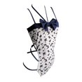 thumbnail image 2 of Aayomet Sexy Lingerie Set Femmes Femmes Dentelle Maille Imprimé Body Fun Set (Bleu, Taille Unique), 2 of 5