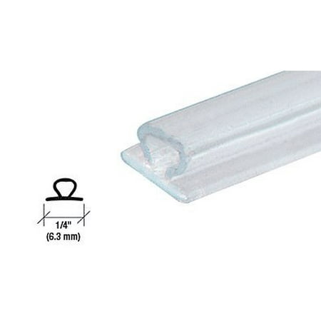 Installation Type - CRL Translucent Vinyl Bulb Seal 5/32