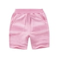 thumbnail image 3 of Bovxnpu Toddler Boys Girls Shorts, Boys Casual Shorts Athletic Shorts, Solid Color Casual Sports Pants With Pockets And Flower Buds Shorts 4 Years, 3 of 6