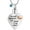 Dad, variant on Small Heart Crystal Urn Necklace for Human Ashes Heart Birthstone Memorial Cremation Jewelry Ash Necklace Keepsake Jewelry for Women