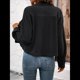 thumbnail image 4 of Chaquetas Informales de para Mujer, Chaquetas con Botones, Blusas de Larga de Moda para Otoño. Negro L, 4 of 7