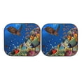 thumbnail image 7 of Fotbe Colorful Coral Reef 2-Piece Car Windshield Sun Shade | Sun Blocker for Car Windshield | Foldable Automotive Interior Accessories for Sun Protection-Medium, 7 of 7