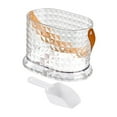 thumbnail image 2 of CarpNettore Ice Bucket Beer Bucket Multipurpose Ice Storage Barrel Drinks Container Beverage Clear White L, 2 of 9