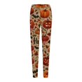 thumbnail image 5 of Hkoxplj Leggings for Women Halloween Leggings High Waisted Leggings Soft Stretchy Full Length Footless Pants Pumpkin Bat Spider Print Fall Winter Cute Leggings for Daily Wear Yoga Workout Leggings, 5 of 5