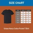 thumbnail image 2 of Gildan Short Sleeve Ultra Cotton T-Shirt, Men's 6 Oz./yd² Taped Neck Black Pocket Tee, 10 Pack, S, 2 of 6