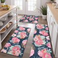 thumbnail image 2 of Pioneer Flower Floral Print Pattern Kitchen Rugs Sets Of 3,Kitchen Runner Rugs Non Skid Washable,Decorative Kitchen Floor Mats for Kitchen,Sink,Laundry,17"x30"+ 17"x47" + 17"x59", 2 of 6