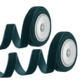 thumbnail image 1 of Velvet Ribbon Single-Faced Vintage Velvet Ribbon Spool for Decor Indigo, 1 of 6
