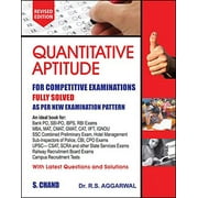 Pre-Owned: Quantitative Aptitude for Competitive Examinations by R.S. Aggarwal (2019-20 Session) (Paperback, 9789352534029, 9352534026)