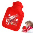 thumbnail image 1 of Mini bolsa para agua caliente, bolsa navideña para botellas de agua caliente, bolsas de agua caliente reutilizables, excelentes regalos para mujeres y niñas, 1 of 4