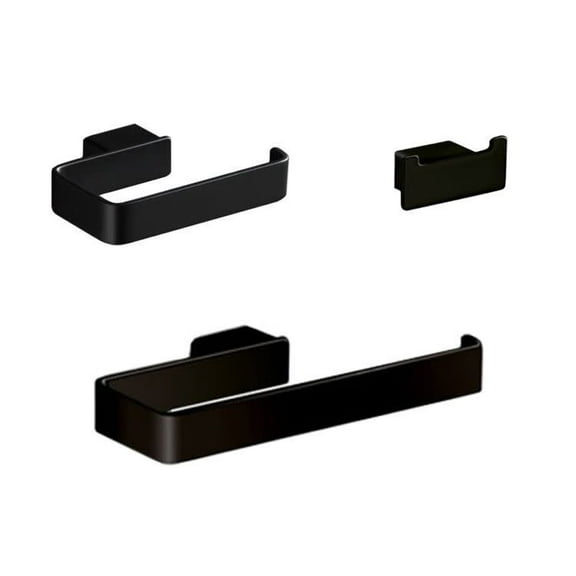 Nameeks Lg1326 Gedy Bathroom Accessories Set - Black