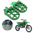 thumbnail image 1 of Estriberas anXin más anchas para bicicleta de cross para KX65 00-23, color verde, 1 of 7