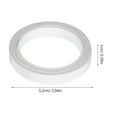 thumbnail image 5 of 25 Rolls Double-sided Tape Two-side Thin Face White Out Scrapbooking Supplies Wrapping Masking Student, 5 of 6