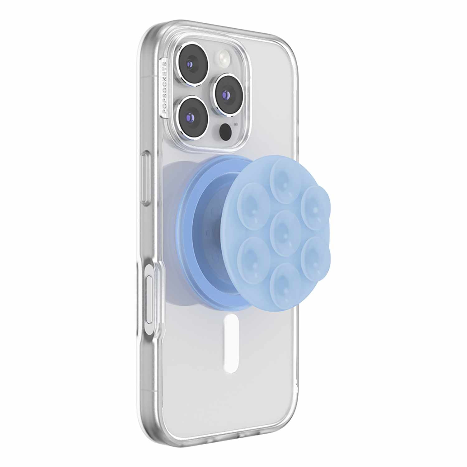 PopSockets PopGrip Suck-Up pour MagSafe Rond avec Adaptateur Frost