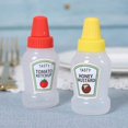 thumbnail image 4 of 10 mini botellas de condimento, mini botellas de condimento exprimibles, botella de salsa de tomate, mini botella de salsa de tomate, contenedor de aderezo portátil, 4 of 5
