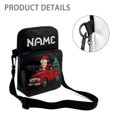 thumbnail image 5 of Psesaysky Christmas Crossbody Bags Featuring Santa Red Truck, 2 Layer Lightweight Crossbody Wallet for Travel, Stretch Polyester Passport Purse, 5 of 8