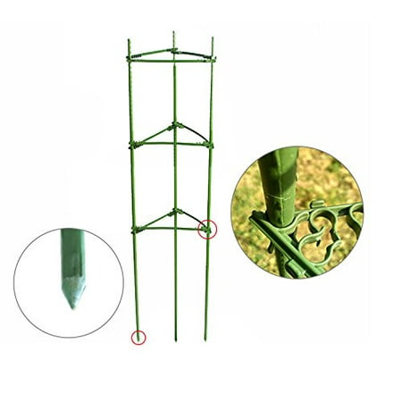 Mr. Garden Tomato Cages,Plant Cage, Sturdy And Durable 3-Feet High 2 Pack Triangular,Standard