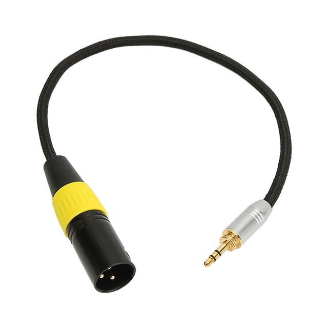 Cable macho a XLR de 35 mm ANGGREK Enchufe chapado en oro Plug and Play