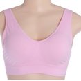 thumbnail image 4 of Toystoory Nuevo Sujetador deportivo suave para mujer, chaleco deportivo elástico cómodo para gimnasio y Yoga Uniforme atlético rosa XXXL, 4 of 6
