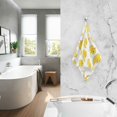 thumbnail image 2 of Yayeee 2 Pack Hand Towels for Bathroom 100% Cotton 16" x 28" Soft Absorbent Kitchen Towel, Yellow Rubber Ducks, 2 of 7