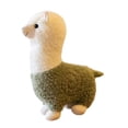 thumbnail image 4 of Alpaca de peluche, juguete para niños, lindo compañero, juguete suave Verde 65cm, 4 of 9