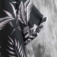 thumbnail image 6 of VBTAPA Men's Hawaiian Matching Set Summer Beach Outfits 2 Piece Flower Tropical Short Sleeve Button Down Shirts and Shorts Suits Black L, 6 of 10